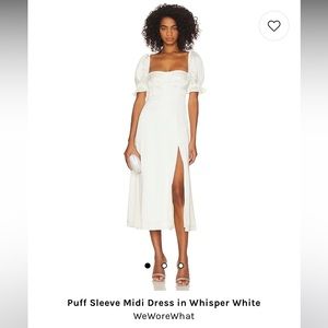 WEWOREWHAT | Puff Sleeve Midi Dress
